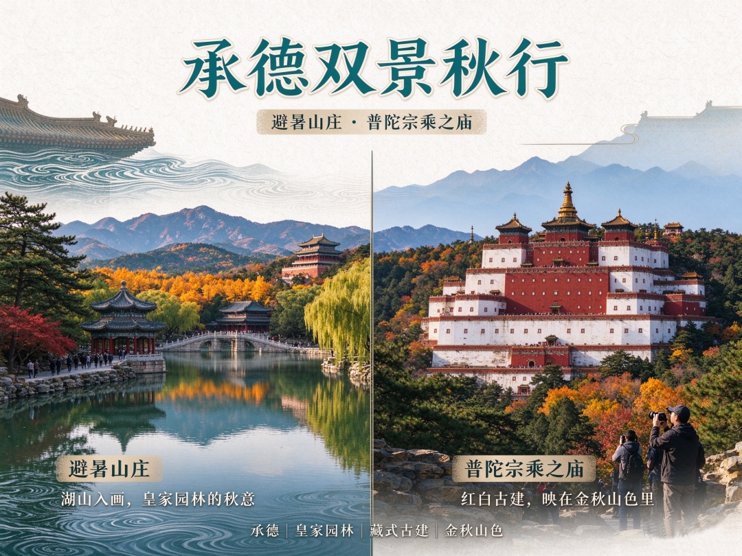 承德金秋：皇家园林层林尽染 非遗指尖生花